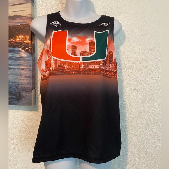 2021 Miami Hurricanes Adidas
Tennis Jersey Shirt Team - Picture 5 of 11